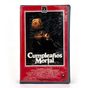 CUMPLEAÑOS MORTAL J. Lee Thompson 1981 Melissa Sue Anderson SLASHER TERROR VHS - Imagen 1 de 2