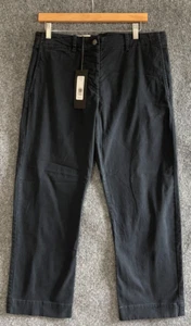 Nili Lotan 8 Pants Tomboy Straight-Leg Button Fly Mid Rise Dark Navy NWT - Bild 1 von 9