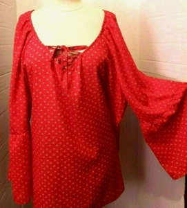 Corbata cruzada roja talla grande con patrones de corazones - talla 2X brillo frontal entrecruzado - Imagen 1 de 8