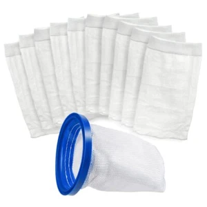 Pool Vacuum Cleaner Reusable Filter Bag with 10-Pack Ultrafine Mesh Filter Ba... - Picture 1 of 7