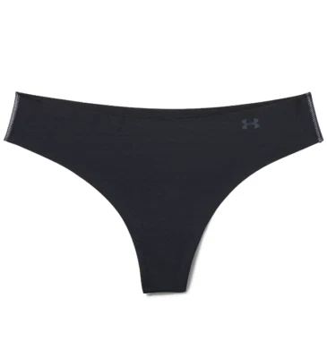 Under Armour L69221 Women's Black Pack Of 2 Pure Stretch Thong Size Small - Image 1 of 3
