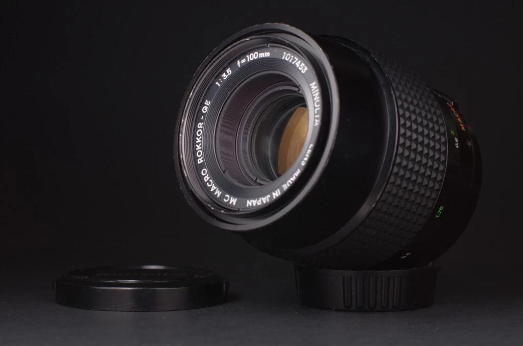 Minolta MC Macro Rokkor QE 100mm f/3.5 Prime Lens | eBay