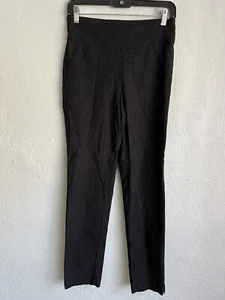 Lior Paris Woman Black Animal Print Pull Up Pants , Size 4 - Picture 1 of 7