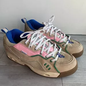 Globe CT-IV Classic Skate Shoes Birch/Pink/Gum Chet Thomas Pro Model Mens Sz 12 - Picture 1 of 12