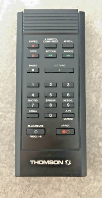Thomson V6390 - Télécommande Magnétoscope - Vintage - Photo 1/4