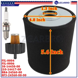 Air Pre Filter Spark Plug Kit Fits Yamaha G2 Golf Cart 1985-1991 J10-14417-00 - Picture 1 of 9
