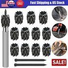 14Pcs 3/8'' Double Sided Rotary Spot Weld Cutter Remover Drill Bits Cut Welds Kit