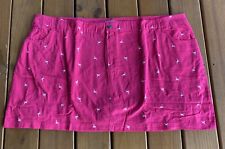 Woman Within Flamingo Printed Pink Plus Sz 4X/34W Cotton SKORT & Spandex Shorts