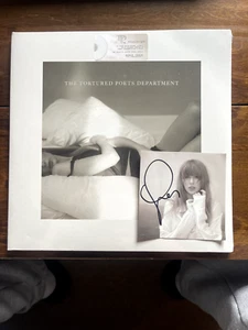 Taylor Swift The Tortured Poets Department Vinyl & HAND SIGNED Photo - Imagen 1 de 2