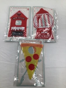 Set Of 3 Elf Holiday Helper Outfit Costumes For Figurines Target Bullseye - Picture 1 of 4