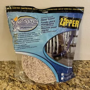 Vacsoc Zipper 30' Washable Brown Central Vacuum Hose Cover w/ Zipper - Picture 1 of 5