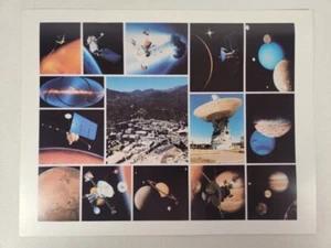NASA Jet Propulsion Laboratory Vintage Photo Sheet Ulysses Solar-Powered Space.. - Picture 1 of 2