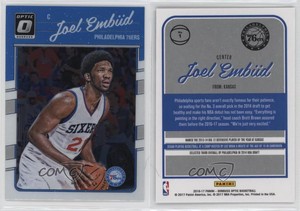 2016-17 Panini Donruss Optic Joel Embiid #1