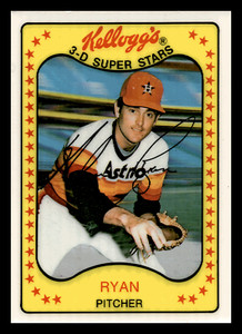 Nolan Ryan 1981 Kellogg's HOF  #6 NM-MINT Houston Astros