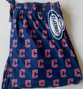 CLEVELAND GUARDIANS MENS SLEEP LOUNGE PAJAMA PANT M L XL 2X POLY BLEND POCKETS - Picture 1 of 2