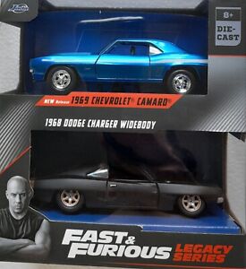 Jada Fast and Furious, Chevy Camaro and Dodge Charger, 1:32, 1/32 Diecast Model.