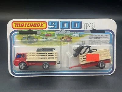 1978 Matchbox 900 TP 19 RED 71 CATLE TRUCK & TRAILER FREE SHIPPING Superfast - Image 1 of 2