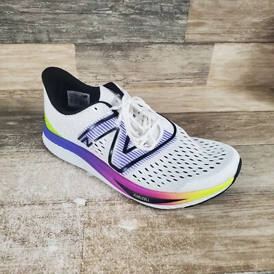 New Balance FuelCell SuperComp Pacer Womens Sz 7 Running White Lace-Up Sneakers - Image 1 of 4