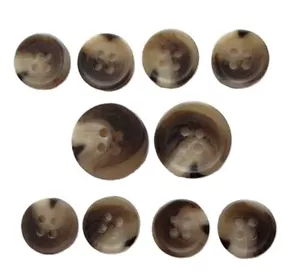 Banana Republic Suit Buttons Set Brown Cream Tan R9X Men's - Picture 1 of 1
