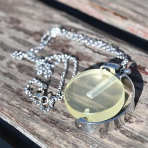 1.4" Citrine perfume bottle Natural reiki crystal gift heal crystal gem 1pc - Picture 1 of 10