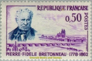 EBS France 1962 - Pierre Fidèle Bretonneau - Physician - YT 1328 - MNH** - Picture 1 of 1