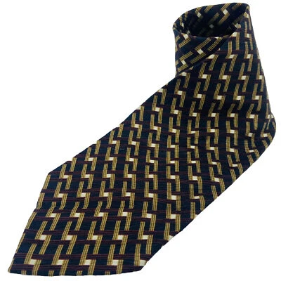 JHANE BARNES Men’s Silk NeckTie Japan Designer STRIPED Multicolor Handmade EUC - Image 1 of 4