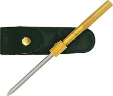 Eze-Lap Diamond Knife Sharpener Model M Solid Brass Handle Unscrews Round Shaft