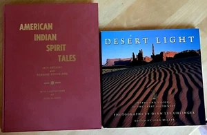 American Indian Spirit Tales/Gregory&Strickland 1st ed + Desert Light/Miller - Imagen 1 de 12