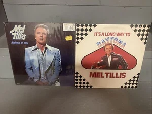Mel TILLIS 2 RECORDS- LP Lot - VINYL Country- Shrink! EX! Daytona - Picture 1 of 2