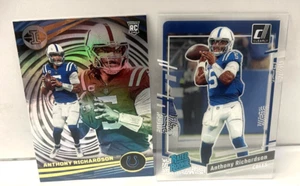 2023 Donruss Clearly Anthony Richardson Rated Rookie #52 & Illusions Base #46 - Picture 1 of 5