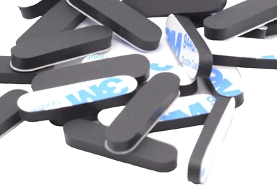 Small Rubber Oval Feet for Sega Genesis Model 2 w 3M Backing   2 sets of 4 Feet - Image 1 of 4