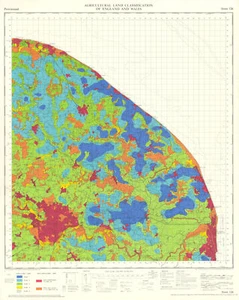 Agricultural Land Classification 126 Norwich. Norfolk Broads & Coast 1972 map - Picture 1 of 1