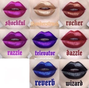 11 Kat Von D Glimmer Veil Lipstick Razzle, Reverb, Shockful, Televator, Etc NEW - Picture 1 of 7