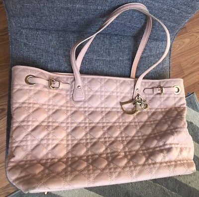 Dior Shopper Coated Canvans Tote Soft Pink - Image 1 of 4