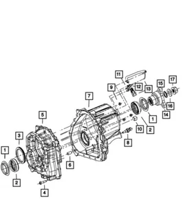 Genuine Mopar Input Seal 68395010AA - Bild 1 von 1