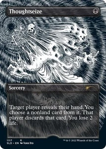 Japanese Thoughtseize (Borderless) - Near Mint MTG Secret Lair - Picture 1 of 1