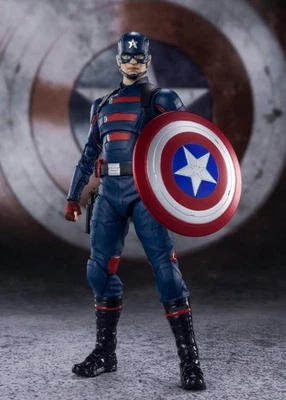 S.H. Figuarts Captain America John Walker The Falcon and The Winter Soldier USA - Image 1 of 4