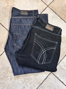 red diamond jeans Men’s 40x32 Set Of 2 Embroidered Pockets - Picture 1 of 6