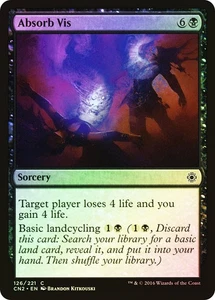 MTG FOIL Absorb Vis  - Conspiracy: Take the Crown #126 - Picture 1 of 1