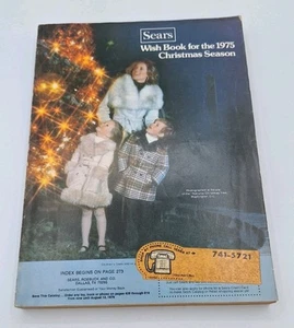 1975 Sears Christmas Wish Book Catalog Vintage Retro MCM Toys Clothes - Picture 1 of 19