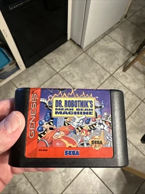 Dr. Robotnik's Mean Bean Machine (Sega Genesis, 1993) Cartridge Only TESTED  - Image 1 of 3