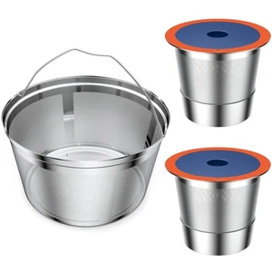 Reusable Coffee Filter For Keurig K Duo,Stainless Steel Reusable 8-12 Cup Bas... - Picture 1 of 6