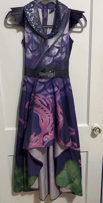 Disney Descendientes 3 Veces Niñas M/L Púrpura Verde Dragón Vestido Disfraz Sin Alas Foto 1 de 4