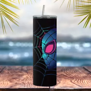 Spiderman Character 20 Oz Stainless Steel Hot and Cold Tumbler - Picture 1 of 2