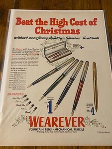 Penne Wearever vintage 1950 batti l'alto costo della pubblicità natalizia - Foto 1 di 1
