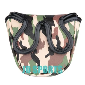 Green Camouflage Golfschläger Mallet Putter Head Cover für Center Shaft Putter - Bild 1 von 5