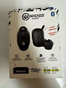 Wicked Audio TORC True Wireless Bluetooth Earbuds - Up to 62H Playtime - Photo 1 sur 4