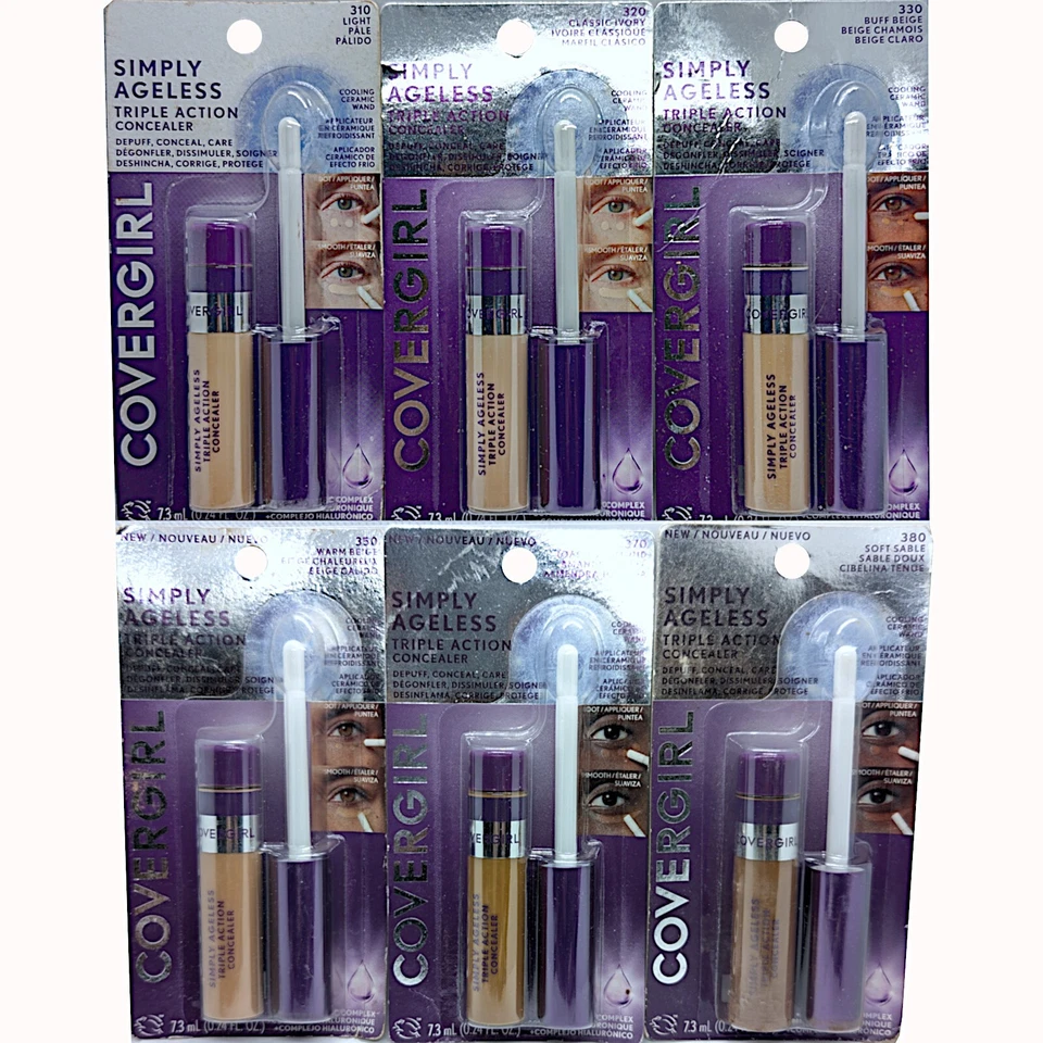 Covergirl Simply Ageless Triple Action Concealer with Cooling Wand ~ YOU PICK ~ - Image 1 of 1
