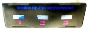 ROCK-OLA 488 JUKEBOX part:  plastic  LEFT SIDE INFORMATION GRAPHIC PANEL  - Picture 1 of 3