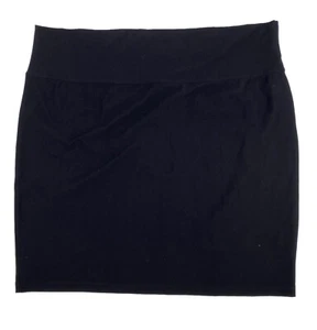 Eileen Fisher Rock Übergröße 3X schwarz Krepp Mini Freizeit Basic Grundnahrungsmittel minimal - Bild 1 von 7